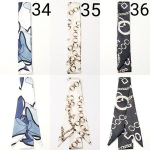 New! 2pc Any Design From 34 to 36 Satin Scarves